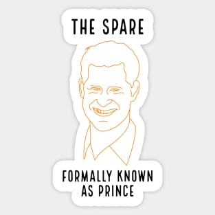 The Spare Prince Sticker